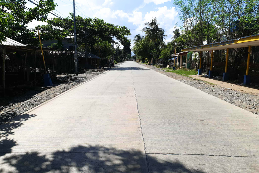 Concrete Paving of a Barangay Road at Brgy. Poblacion, Mabini St. Binmaley, Pangasinan
